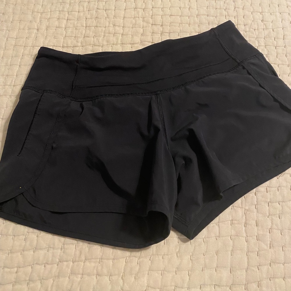 Lululemon shorts. Black, size 4.